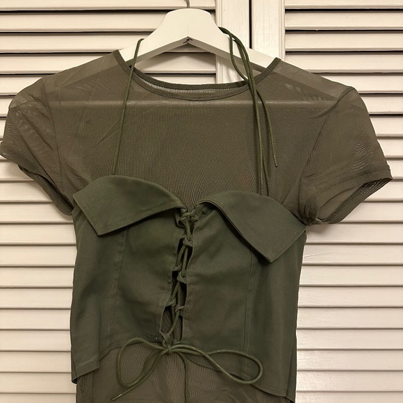 I AM GIA Layered Corset Top - Picture 3 of 5